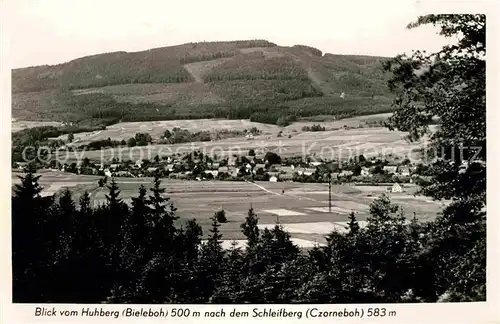 Czorneboh Blick vom Huhberg Kat. Cunewalde