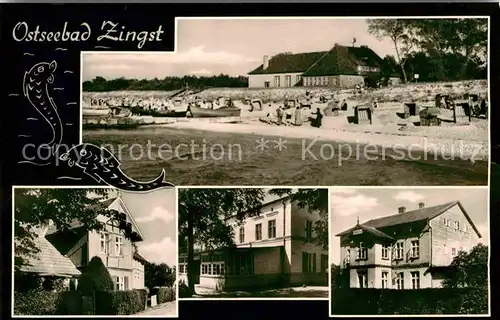 Zingst Ostseebad Strandpartie Dorfmotive Kat. Zingst Darss