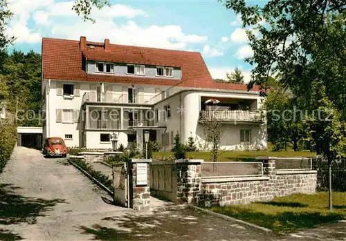 Bad Salzhausen Haus Bergfried Dr. Knoell Kat. Nidda