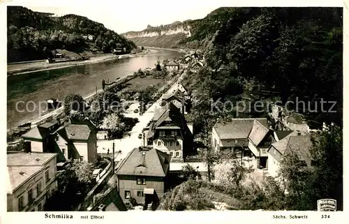 Foto Seidel M. Schmilka Nr. 324 Schmilka Elbtal  Kat. Bad Schandau