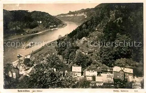 Foto Seidel M. Schmilka Nr. 163 Schmilka Elbtal  Kat. Bad Schandau