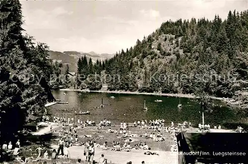 Oberaudorf Strand am Luegsteinsee Kat. Oberaudorf