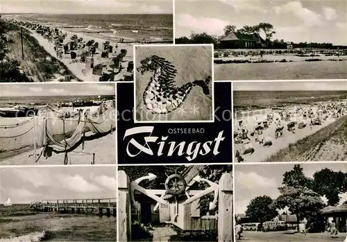 Zingst Ostseebad Strandansichten  Kat. Zingst Darss