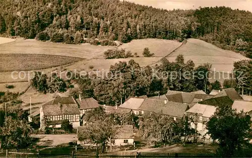 Renthendorf Blick auf das untere Dorf Kat. Renthendorf