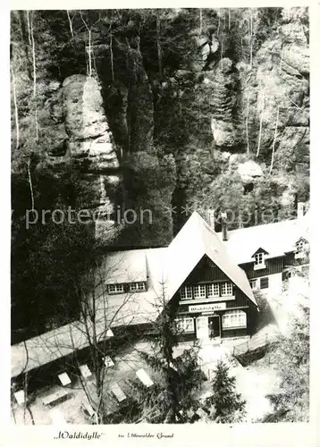 Langhennersdorf Uttenwalder Grund Kat. Oberschoena