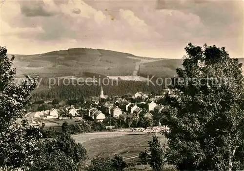 Johanngeorgenstadt Blick zum Plattenberg Kat. Johanngeorgenstadt