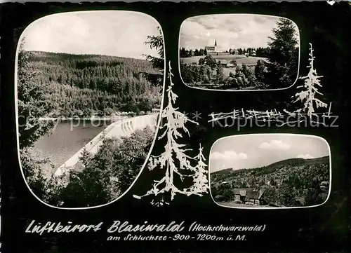 Blasiwald Panorama Luftkurort Schwarzwald Kat. Schluchsee