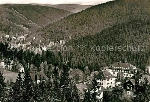Baerenfels Erzgebirge Blick nach Kipsdorf Kat. Altenberg