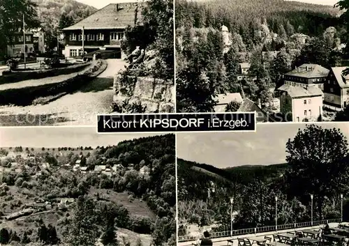 Kipsdorf Teilansichten Kurort Kat. Altenberg