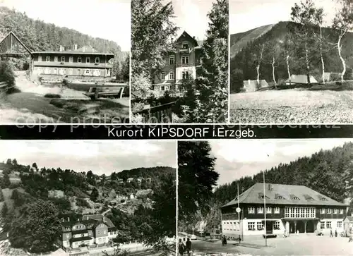 Kipsdorf Ferienheime Kurort Kat. Altenberg
