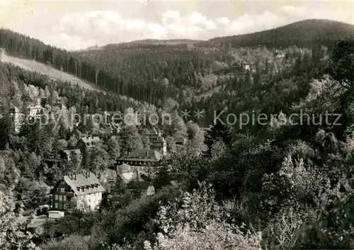 Kipsdorf mit Baerenfels und Spitzberg Kat. Altenberg