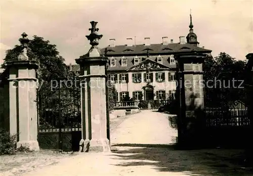 Seusslitz Feierabendheim ehemaliges Schloss Handabzug