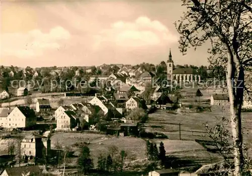 Joehstadt Ortsansicht mit Kirche Kat. Joehstadt