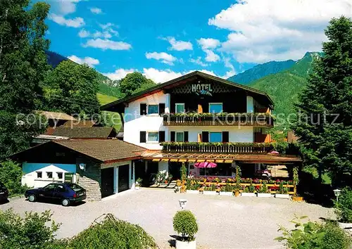 Vorderhindelang Fenkarts Hotel Malerwinkel Allgaeuer Alpen Kat. Bad Hindelang