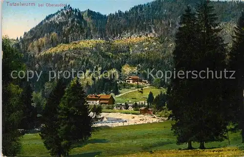 Oberaudorf Bergwirtschaft Tatzelwurm Kat. Oberaudorf