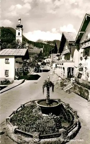 Oberaudorf Partie am Marienbrunnen Kat. Oberaudorf