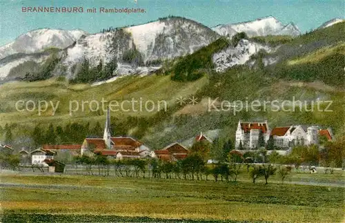 Brannenburg mit Ramboldplatte Kat. Brannenburg