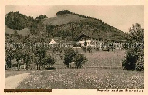 Brannenburg Erholungsheim der Deutschen Postgewerkschaft Speisesaal Kat. Brannenburg