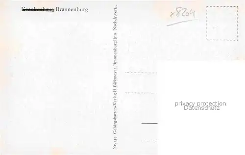 Brannenburg Erholungsheim der Deutschen Postgewerkschaft Speisesaal Neujahrskarte Kat. Brannenburg