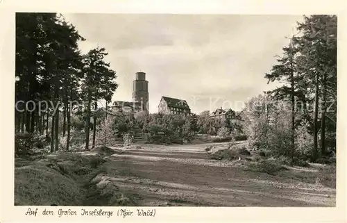 Grosser Inselsberg Berggasthof Aussichtsturm Kat. Brotterode