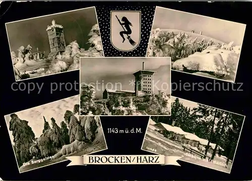 Brocken Harz Wetterwarte Berggeister Brockenhotel
