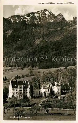 Brannenburg Schloss Kat. Brannenburg