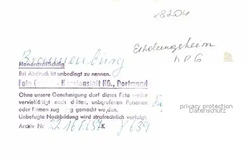 Brannenburg Fliegeraufnahme Erholungsheim D.P.G. Kat. Brannenburg
