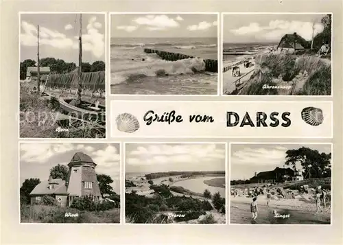 Darss Region Ostsee mit Born Ahrenshoop Wieck Prerow Zingst Kat. Wieck Darss
