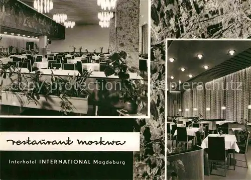 Magdeburg Interhotel International Restaurant Moskwa Kat. Magdeburg