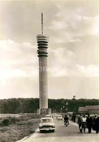 Schwerin Mecklenburg Fernsehturm mit Turmcafe Kat. Schwerin