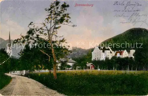 Brannenburg mit Schloss Kat. Brannenburg