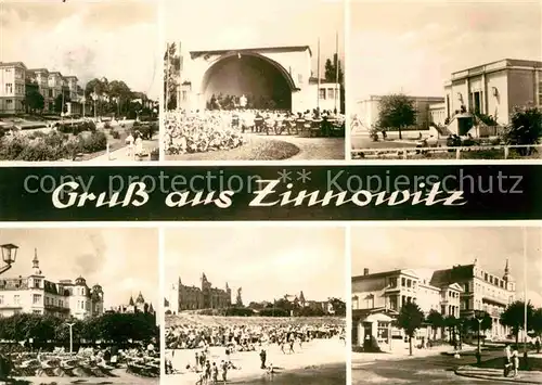 Zinnowitz Ostseebad Konzertplatz Strand Hotels