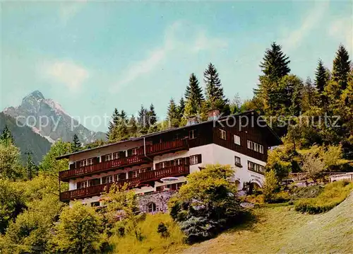 Mittenwald Bayern Hotel Haus am Laerchenberg Kat. Mittenwald