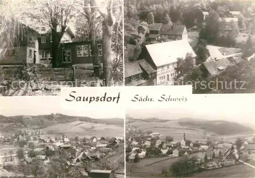 Saupsdorf Teilansichten Kat. Kirnitzschtal