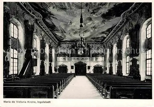 Ingolstadt Donau Maria de Viktoria Kirche Kat. Ingolstadt