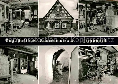 Landwuest Vogtlaendisches Bauernmuseum Kat. Markneukirchen