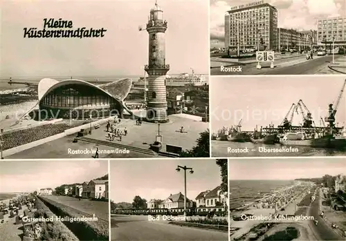 Warnemuende Ostseebad ueberseehafen Bad Doberan Rostock Kat. Rostock