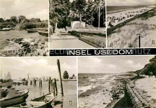 Usedom Koelpinsee Konzertplatz Trassenheide Strand Hafen  Kat. Usedom