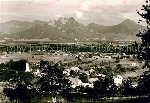 Brannenburg mit Heuberg Kat. Brannenburg