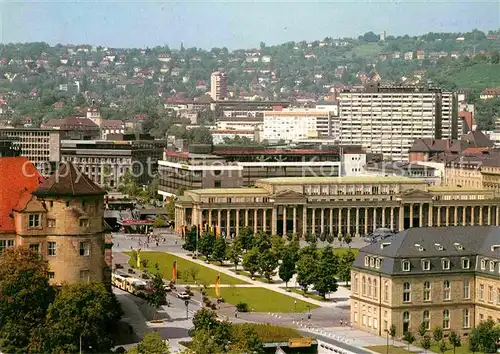 Stuttgart City mit Schlossplatz Kat. Stuttgart