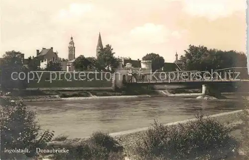 Ingolstadt Donau Donaubruecke Kat. Ingolstadt