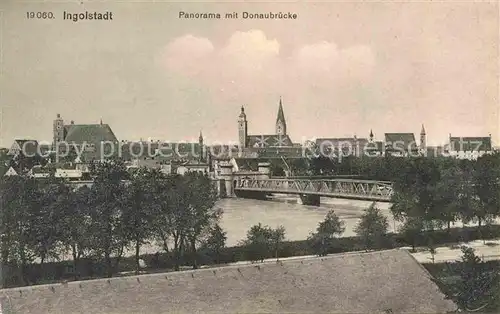 Ingolstadt Donau Donaubruecke Kat. Ingolstadt