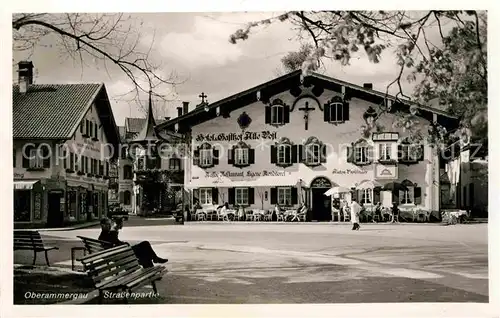 Oberammergau Hotel Alte Post  Kat. Oberammergau