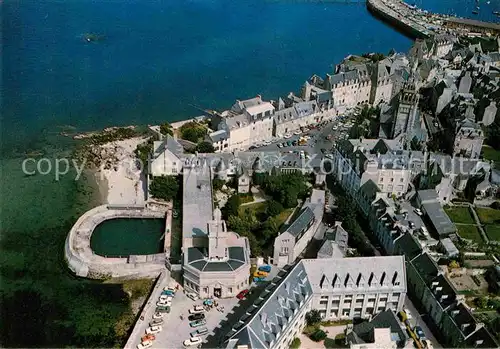 Roscoff Aquarium Charles Perez Eglise Notre Dame de Kroaz Baz Fliegeraufnahme Kat. Roscoff