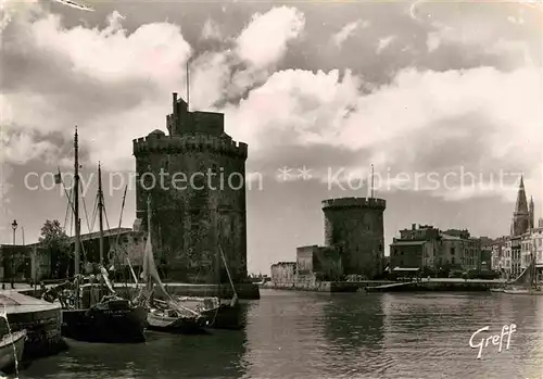 La Rochelle Charente Maritime Les Tours de St Nicolas de la Chaine et des Quatre Sergents Kat. La Rochelle