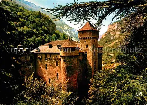 Gorges du Tarn Chateau de la Caze Kat. Le Rozier