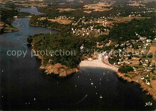 Kerfany les Pins Moelan sur Mer Fliegeraufnahme