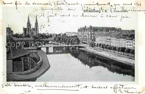 Strassburg Elsass Fischerstaden  Kat. Strasbourg