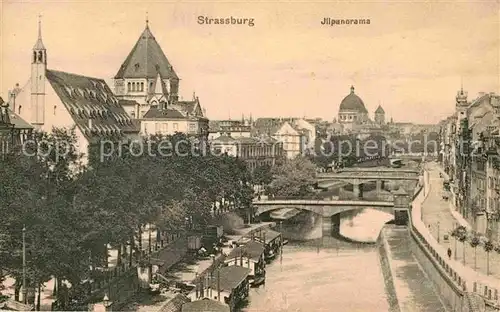 Strassburg Elsass Ill Panorama Kat. Strasbourg