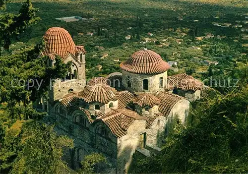 Mystra Kirche der Pantanassa Fliegeraufnahme Kat. Mistra